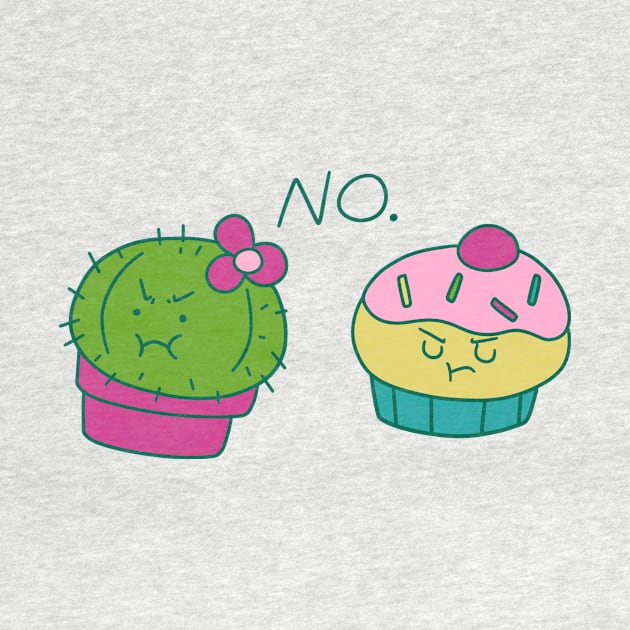 Cactus and Cupcake No by saradaboru